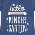 thumbnail image 3 of Instant Message - Hello Kindergarten - Toddler & Youth Girls Short Sleeve Graphic T-Shirt, 3 of 6