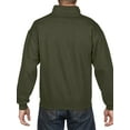 thumbnail image 2 of Gildan Men's and Big Men's 1/4 Zip Cotton Cadet Collar Sweatshirt, up to 2XL, 2 of 2