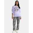 thumbnail image 2 of Hello Kitty Women's Halloween Front Back Graphic Sweatshirt with Long Sleeves, Sizes XXS-XXL, 2 of 5