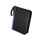 thumbnail image 3 of Carpeta de béisbol para colección de tarjetas deportivas, carpeta con cremallera, impermeable, resistente, de primera calidad, con 9 bolsillos, para Violeta, 3 of 10