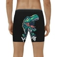 thumbnail image 2 of Men's Boxer Briefs, Hungry dinosaurs Soft and Breathable Mens Underwear Boxer Briefs With Widen Waist, 2 of 5