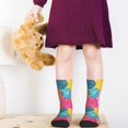 thumbnail image 6 of Uemuo Colorful Wool Balls Printed Kids Boys Socks Seamless Crew Socks Crazy Funny Athletic Sport Socks for Children, 6 of 6