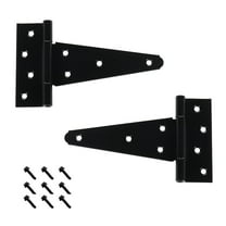 6" Heavy Duty Steel "T" Hinge for Wood Fencing - Pair (AD2008-6)
