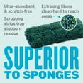 thumbnail image 4 of E-Cloth Kitchen Microfiber Cleaning Supplies Bundle for Kitchen, Sink, Dish and Stainless Steel Pot & Pans, 5 Pieces, 4 of 7