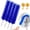 4pcs- Blue, variant on Bendable Microfiber Head,Reusable Ultimate Dust Remover Cleaning Brush for Electric Fan,Car Vent & Curtains Cleaner