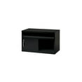 thumbnail image 3 of Hirsh 36-in Wide Low Metal Credenza with Sliding Door Black, 3 of 8