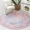 thumbnail image 2 of SAFAVIEH Serapi Donald Oriental Area Rug, Rust/Blue, 6'7" x 6'7" Round, 2 of 8