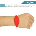 thumbnail image 4 of ID Tarjeta Llave Pulsera RFID Proximidad 125KHz TK4100 Lectura Solo Sin Contacto Token Etiqueta Pulsera para Puerta Entrada Acceso Control Rojo Paquete de 3, 4 of 6