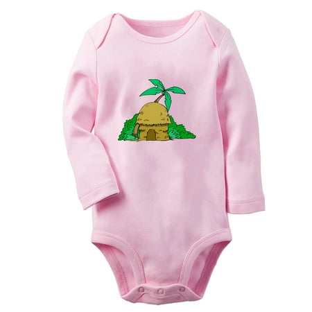 

Babies Nature Pattern Jungle Rompers Newborn Baby Unisex Bodysuits Infant Jumpsuits Toddler 0-12 Months Kids Long Sleeves Oufits (Pink 6-12 Months)