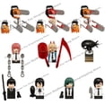 thumbnail image 2 of Figuras de acción de motosierra KT1067 WM6159, juguetes de bloques de construcción de dibujos animados de Anime, Pochita, Denji, Power Bomb, Reze, mini juguetes de montaje, regalo qym unisex, 2 of 2