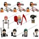 thumbnail image 2 of Figuras de acción de motosierra KT1067 WM6159, juguetes de bloques de construcción de dibujos animados de Anime, Pochita, Denji, Power Bomb, Reze, mini juguetes de montaje, regalo qym unisex, 2 of 2
