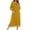 Yellow, variant on FAHXNVB Womens Zipper Front 3/4 Sleeves Robe Full Length Sleepwear with Pockets Lightweight Loungewear Bathrobe House Coat Nightgown