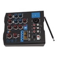 thumbnail image 4 of Table de Mixage Audio USB, Petit Micro Mixeur Métal 4 Canaux Réception Longue Distance pour Live Streaming, 4 of 8