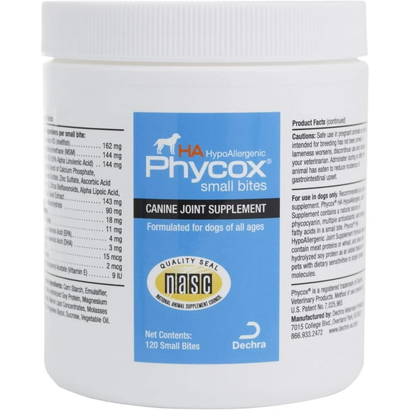 Phycox H/A Small Bites  (120ct)