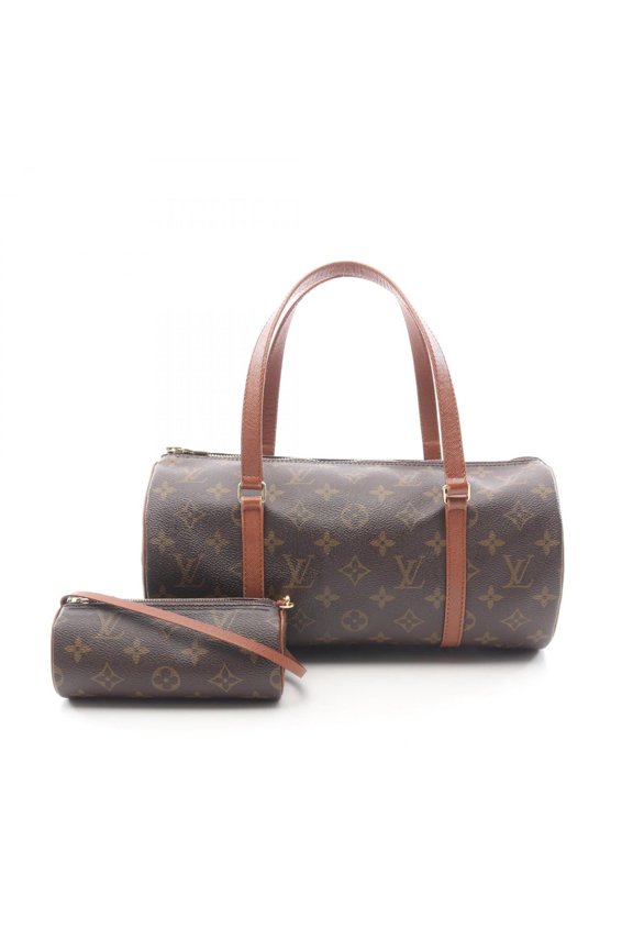 Pre-Owned Louis Vuitton Papillon 30 Old-Style Handbag, Coated Canvas and Leather, Monogram,...