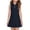 12# Navy, variant on Girls Sleeveless Polo Tennis Dress Lapel Button Ruffle Hem Mini Dress Kids Summer Athletic Casual School Outfits Dark Green 120