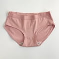 thumbnail image 2 of 2025 Organic Cotton High Waisted Absorbent Period Underwear for Women High Flow Menstrual Underwear Pink L, 2 of 4