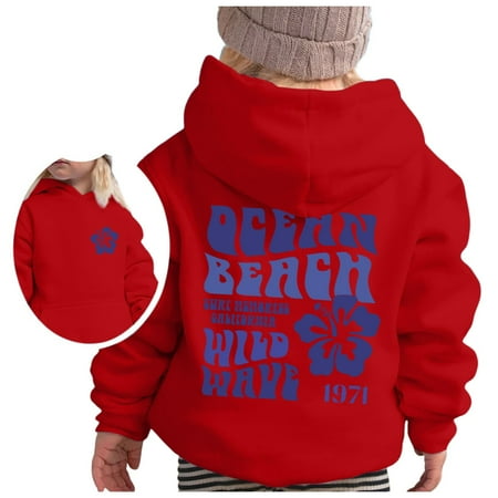 

Boys and Girls Casual Loose Cute Print Long Sleeve Hoodie Sport Jacket and Tie Hoodie Kids Sweatshirt Clothes for Boys Hoodies Teen Boys Clothes for Boy 18 Months Long Sleeve Teens 18month Jacket