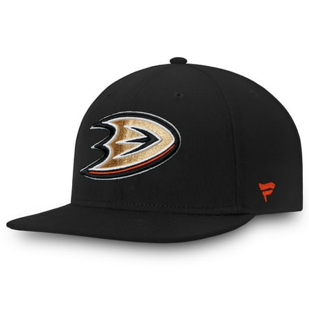 Men s Fanatics Black Anaheim Ducks Core Fitted Hat
