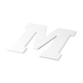 thumbnail image 3 of 6 Pack: 13" White MDF Uppercase Letter by Make Market, 3 of 3