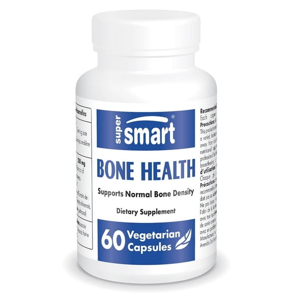 SuperSmart - Bone Health Supplement - Osteosine with Astragalus, Cuscuta, Eucommia, Rehmannia - Bone Strength | Non-GMO & Gluten Free - 60 Vegetarian Capsules