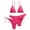 Hot Pink167, variant on TANYSU Women Comfortable Stylish Bikini Sets Swimwear Leisure Activities Trendy Three Piece Bikinis With Tie Design Summer Swimsuit Solid Color Beachwear Soft