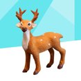 thumbnail image 5 of Zcyifa 3 Reindeer Figurine Christmas Decoration Plush Elk Table Decor, 5 of 10