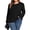 53-BLACK, variant on Women Plus Size Tops Crew Neck Lightweight Sweaters Button Long Sleeve Fall Tops Casual Loose Tunic Tops XL