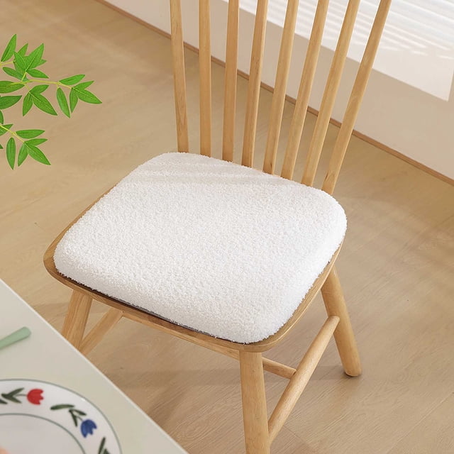Foam Seat Cushion for Office Chair and Student Classroom, Thick Support for Prolonged Sitting, Comfortable Polyester Material