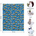 thumbnail image 4 of Cartoon Construction Vehicles Cones Blanket,Comfortable Soft Flannel Throw Blanket,All Season,Warm Lightweight Blankets for Sofa Bed Couch Living Room Chair,30"x40", 4 of 4