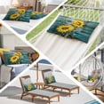 thumbnail image 5 of Sunflowers Queen Size Pillow Cover,Pillowcase Protectors with Zipper,Breathable Decorative Throw Pillow Case Cover,Farmhouse Retro Botanical Floral Wooden Grain Pillow Shams for Couch Sofa 20x30Inch, 5 of 8