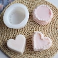 thumbnail image 6 of Valentine's Gift Heart-shaped Cake Candle Molds Double-layer Cake Resin Silicone Moulds DIY-Decor, 6 of 16