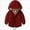 A86-Wine, variant on Hooded Cotton Padded Jacket For Boys And Comfortable And Fashionable,Hooded Padded Jacket 4-5 Years