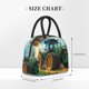 thumbnail image 2 of Fotbe Green Tractor Field Bolsa de Almuerzo con Estampado, Lonchera Aislada, Contenedor de Comida Reutilizable Tipo Cooler a Prueba de Fugas, 2 of 6