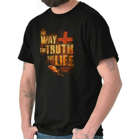 Way Truth Life Religious Christian Message T Shirt