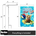 thumbnail image 3 of G128 Combo Pack: Garden Flag Stand Black 36x16IN & Garden Flag Summer Fun with Cat in Pool 12x18IN, 3 of 10