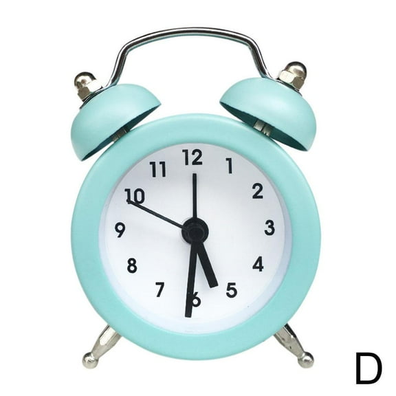 WAXCMXYH Loud Twin Bell Alarm Clock for Heavy Sleepers with Light Yellow Hot D8