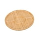 thumbnail image 4 of Bandeja de madera decorativa para servir, bandejas de madera para té, redondas. 25x25cm, 4 of 9