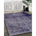 thumbnail image 2 of Ahgly Company Indoor Round Abstract Purple Abstract Area Rugs, 6' Round, 2 of 6