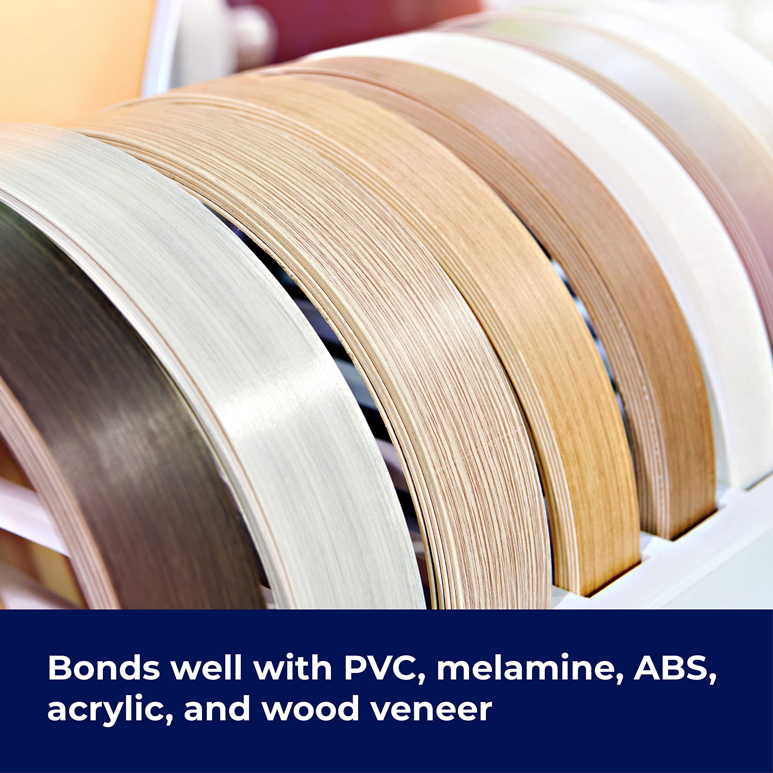 ASA Multi-Purpose Hot Melt Adhesive for Edgebanding - Strong Bond, No Glue Line, Heat Resistant, 40lbs