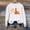 White, variant on Funny Halloween Tee Shirts for Women Casual Horror Pumpkin Ghost Witch Bat 3/4 Length Sleeve Fall Outfits Pumpkin Halloween Shirt Orange XL