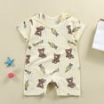 thumbnail image 2 of Baby Boys Girls Bubble Romper T-Shirt Outfits Short Sleeve Bodysuit Organic Cotton 6-12 Months 12-24 Months 2t 3t 4t 5t 6t 7t 8t 9t Children 12-18 Months, 2 of 6
