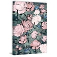 thumbnail image 2 of Marmont Hill Bushy Pink Canvas Wall Art, 2 of 7