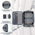 thumbnail image 5 of Travelpro Platinum Elite Softside Expandable Luggage, 8 Wheel Spinner Grey 25in, 5 of 8