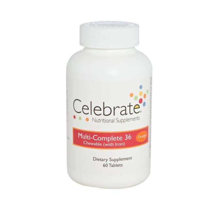 Celebrate Multivitamin Complete with 36mg Iron Chewable Available in