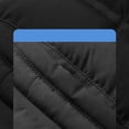 thumbnail image 6 of Men's Windbreaker Jacket Heavyweight Winter Outdoor Hooded Sport Coat with Zipper Pockets Windproof Outerwear (M, Black), 6 of 8