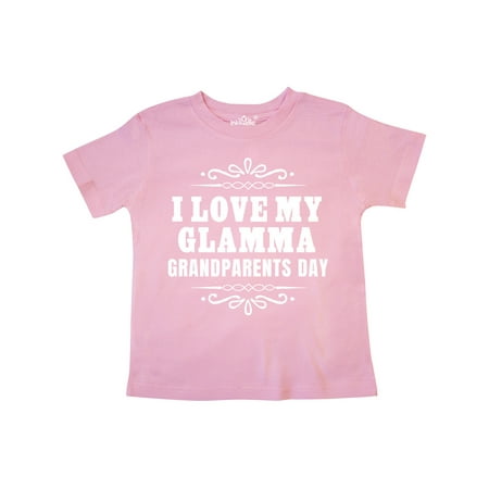 

Inktastic Grandparents Day I Love My Glamma Gift Toddler Boy or Toddler Girl T-Shirt