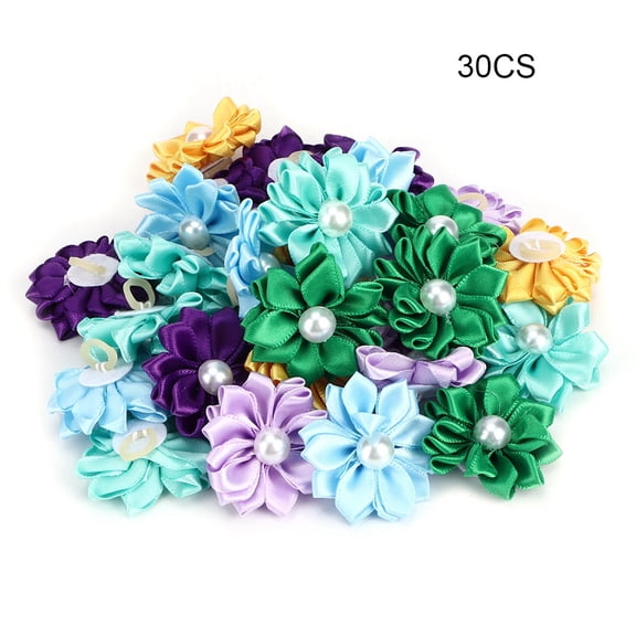 Mgaxyff Pet Hair Bows, 30Pcs Cat Hair Bows, Medium Dog For Dog Small Dog Pet Cat