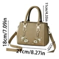 thumbnail image 5 of Dakiuu Floral Embroidered Crossbody Purses and Handbags for Women Vintage Small PU Leather Tote Retro Top Handle Satchel Shoulder Bags with Detachable Straps, 5 of 5