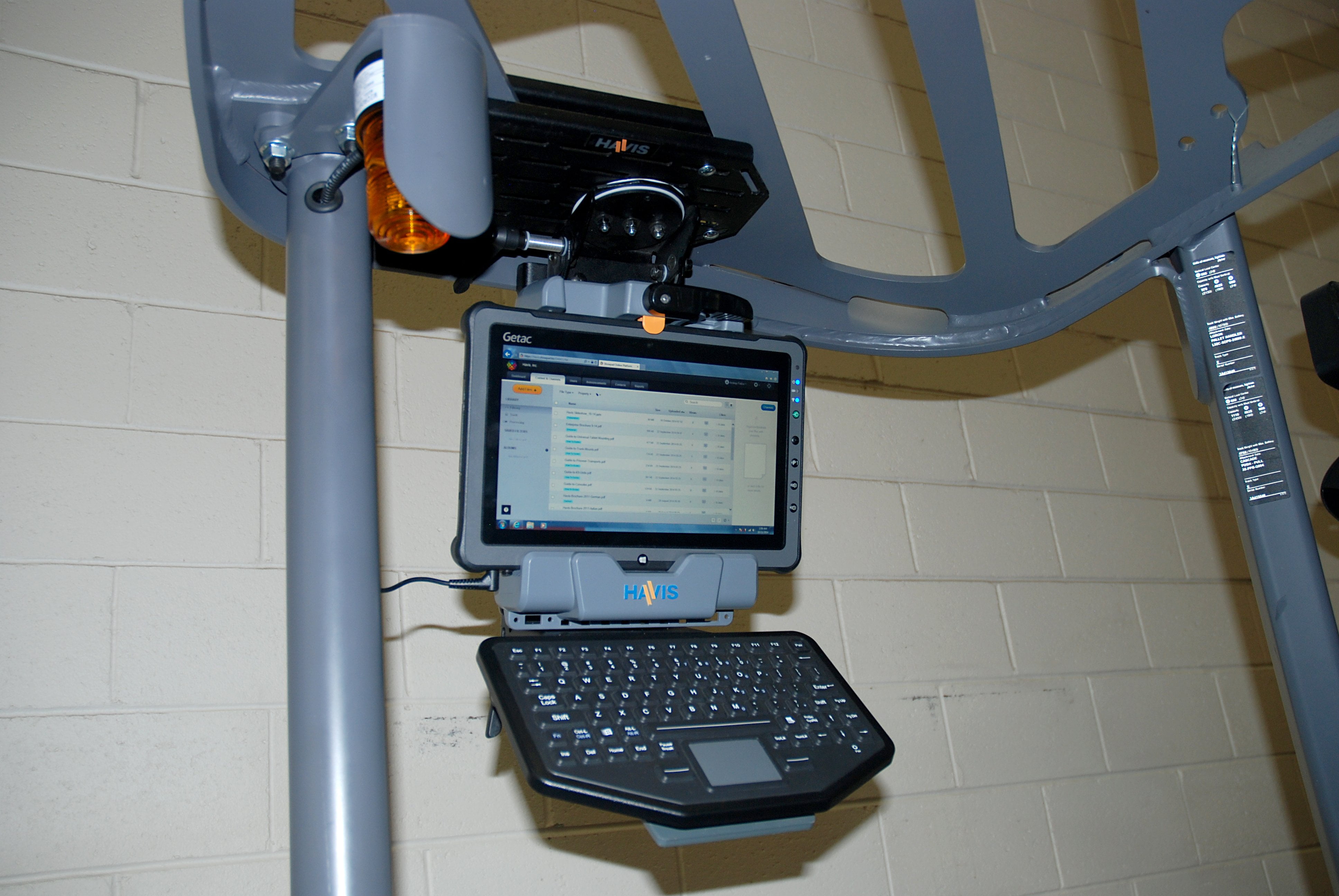 Havis CMH1002 Forklift Fixed Overhead Mounting Package for Tablets